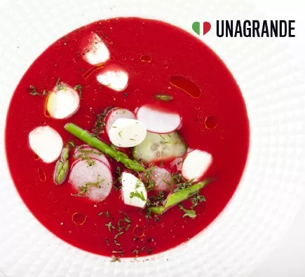 Свекольник с моцареллой Unagrande