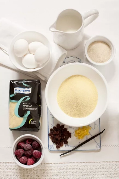 Пудинг из манной крупы Семолина Мистраль